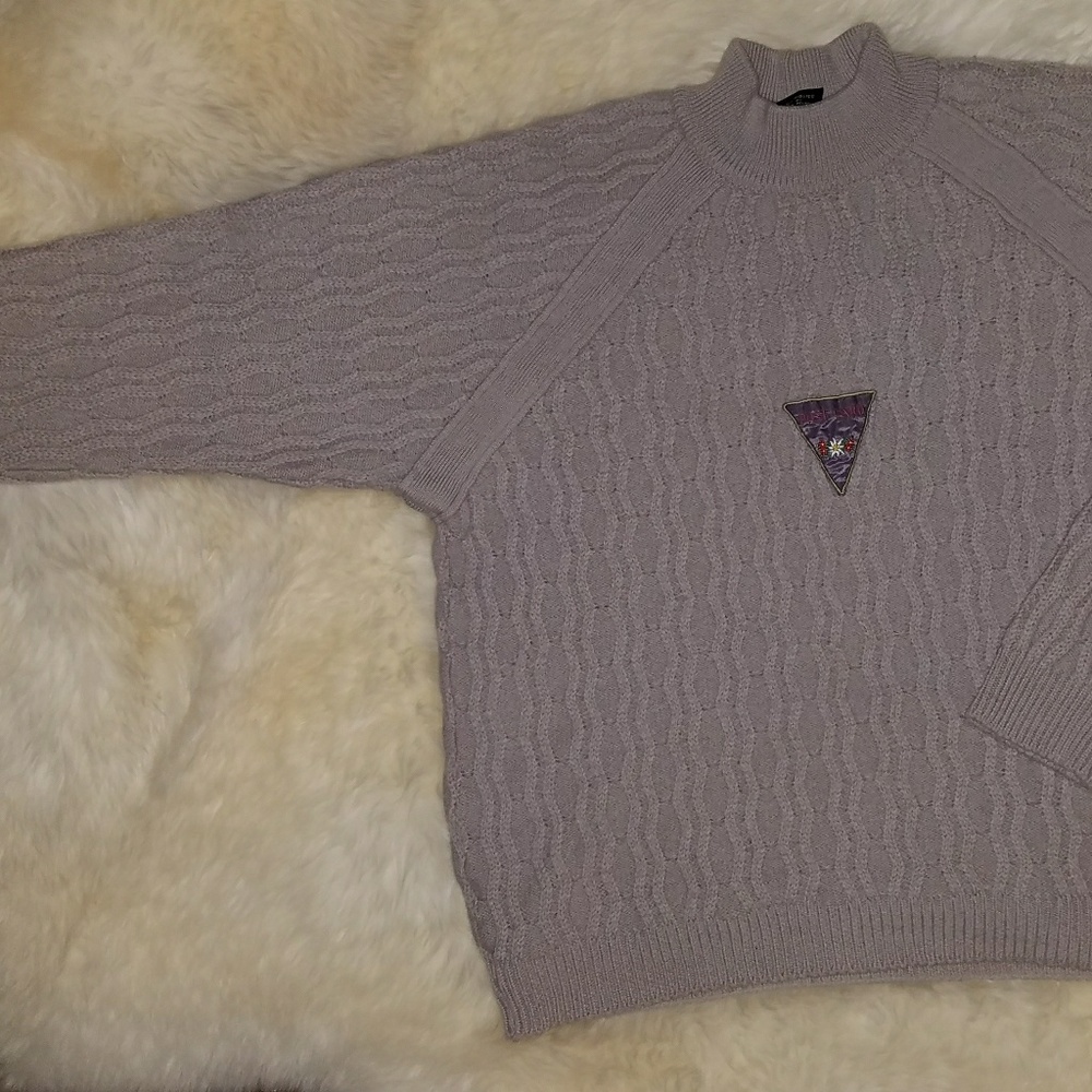 Thick POST CARD brand Wool Cableknit Sweater